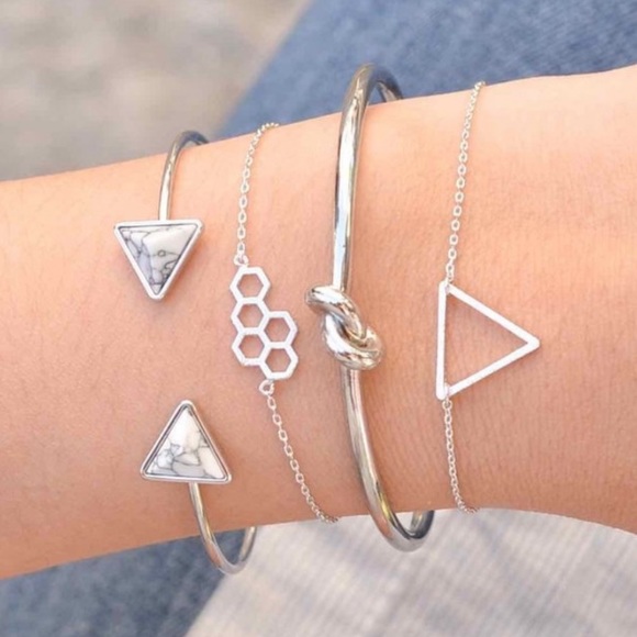 Silver Elena Bracelet Set - Picture 3 of 3